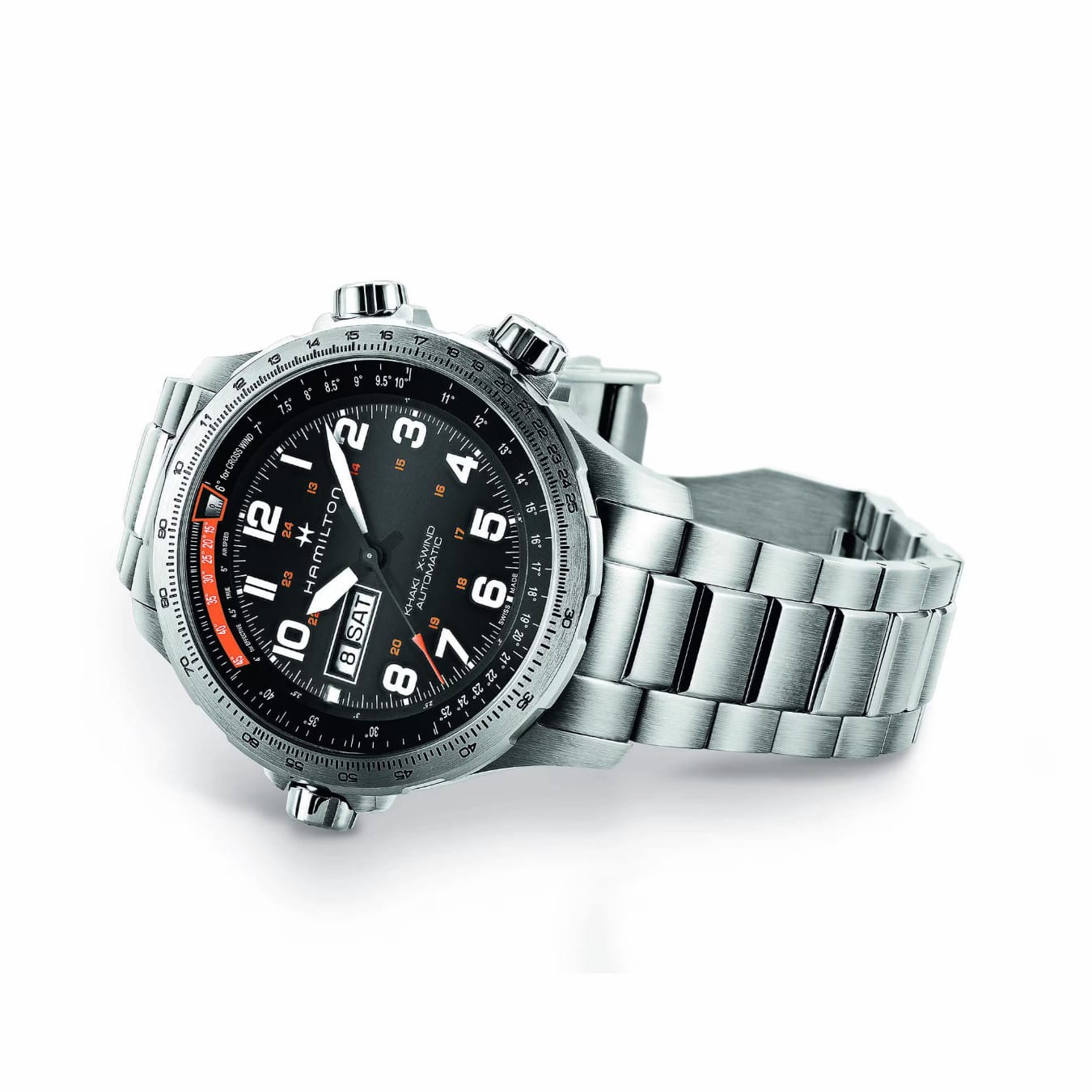 Hamilton H77755133 Khaki Aviation X-Wind Day Date Auto 45mm