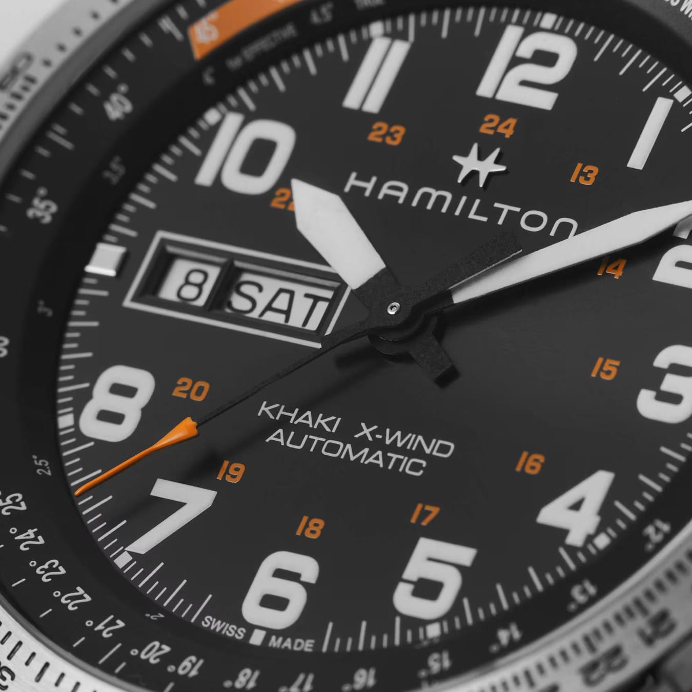 Hamilton H77755133 Khaki Aviation X-Wind Day Date Auto 45mm