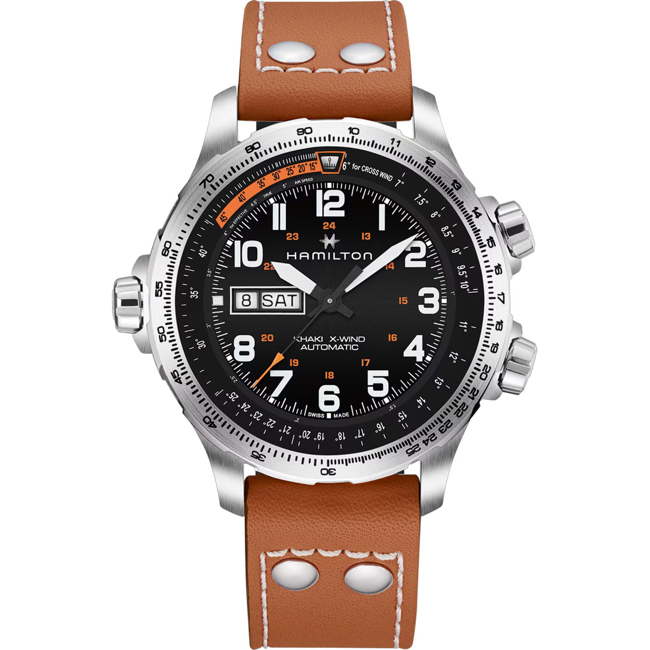 Hamilton H77755533 Khaki Aviation X-Wind Day Date Auto 45mm