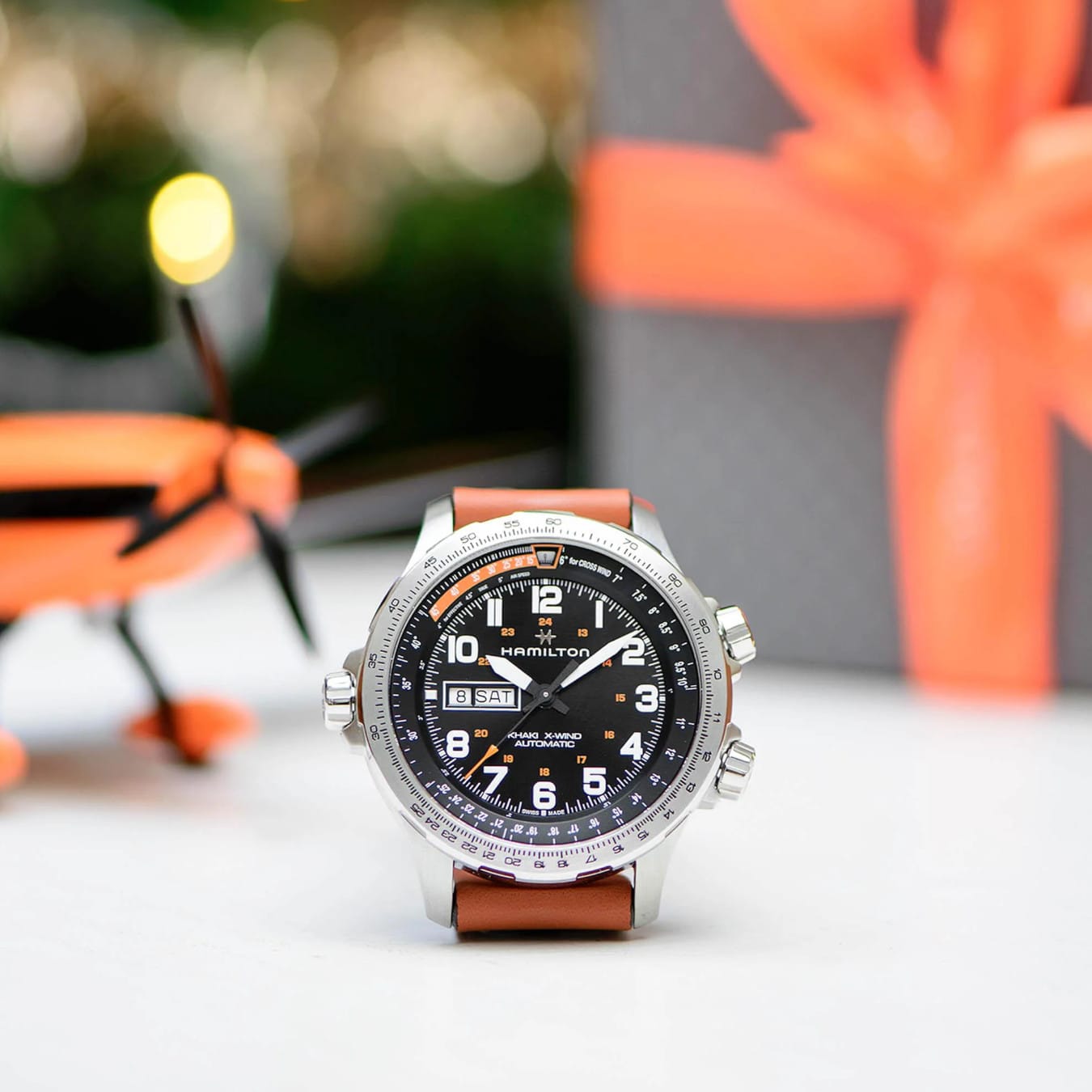 Hamilton H77755533 Khaki Aviation X-Wind Day Date Auto 45mm