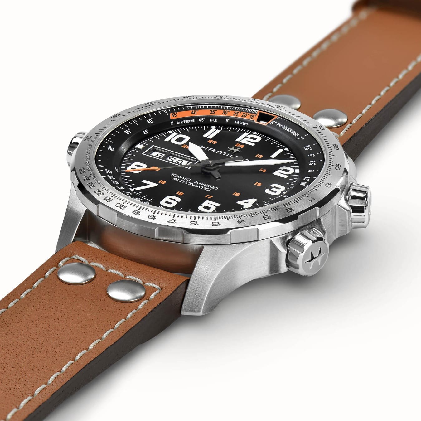 Hamilton H77755533 Khaki Aviation X-Wind Day Date Auto 45mm