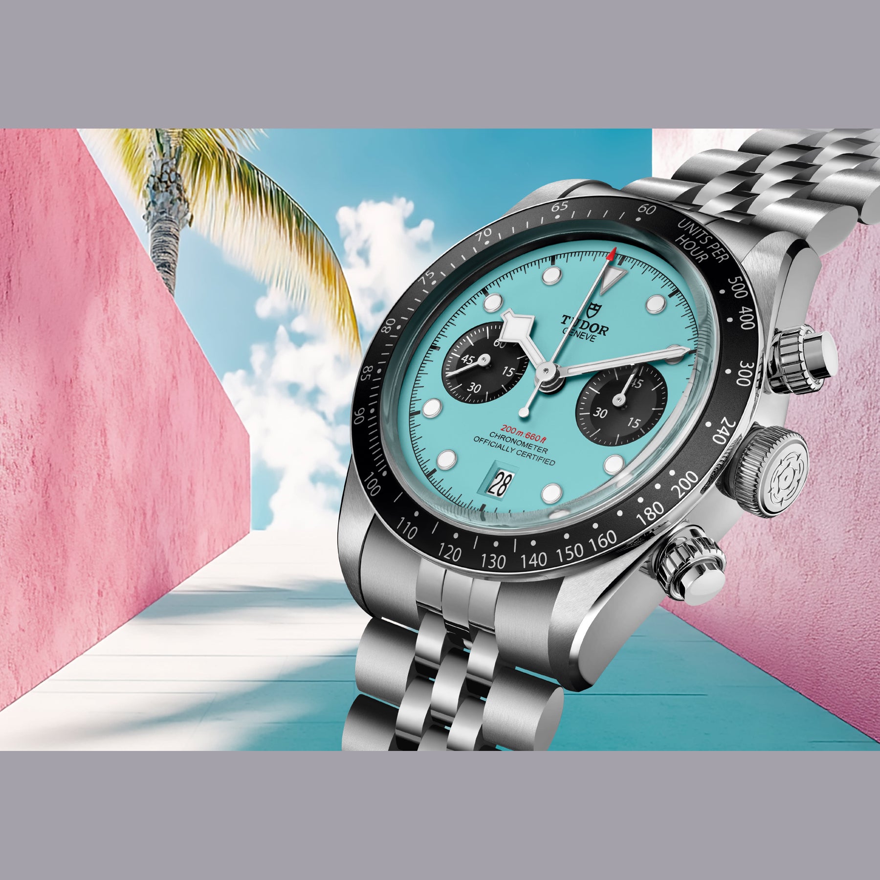 TUDOR Black Bay Chrono Flamingo Blue M79360N-0024