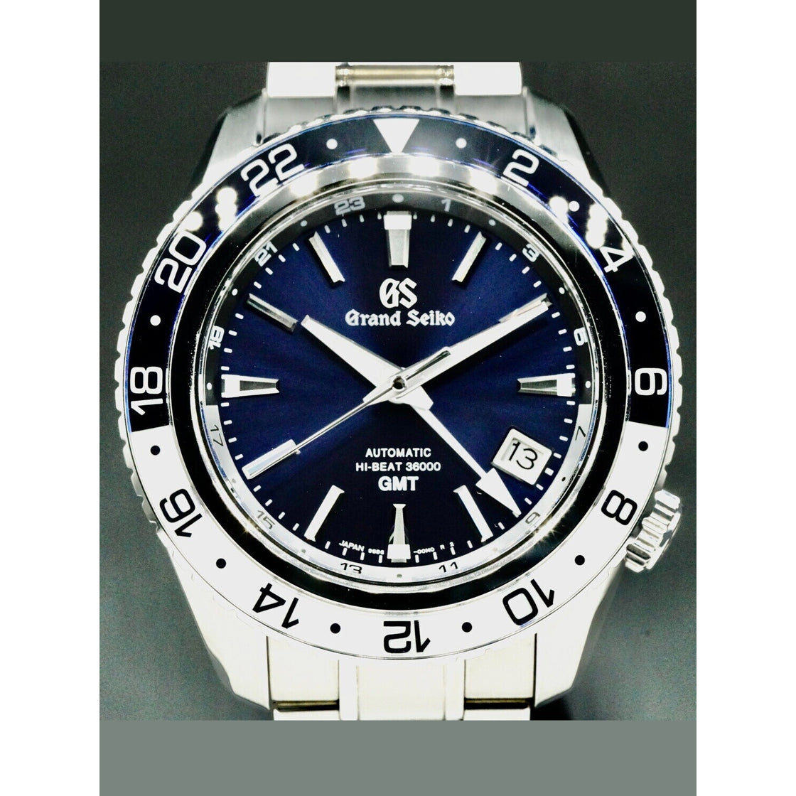 Grand Seiko SBGJ237 Sport GMT Hi-Beat Blue and White