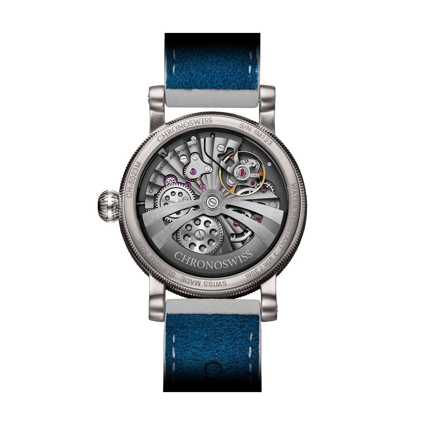 Chronoswiss CH-5023M-BLSI Strike Two Stellar Blue