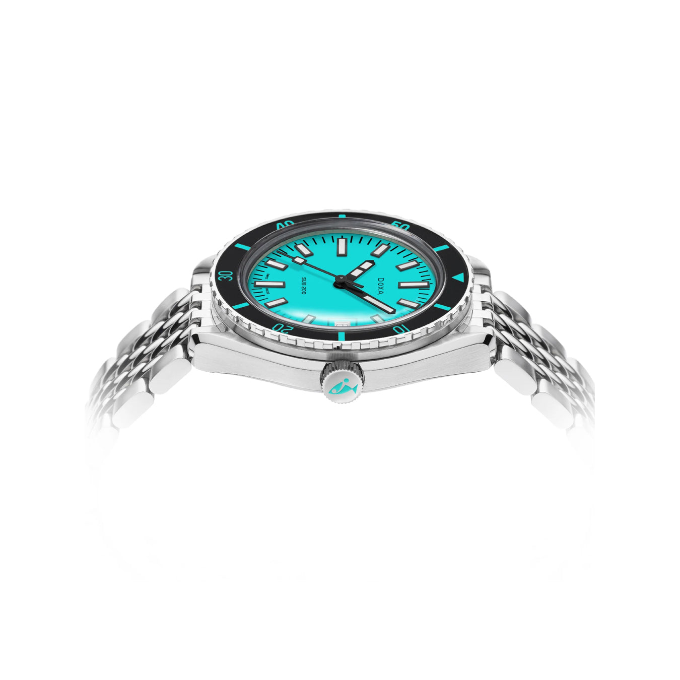 DOXA Sub 200 Aquamarine 799.10.241.10 on Bracelet