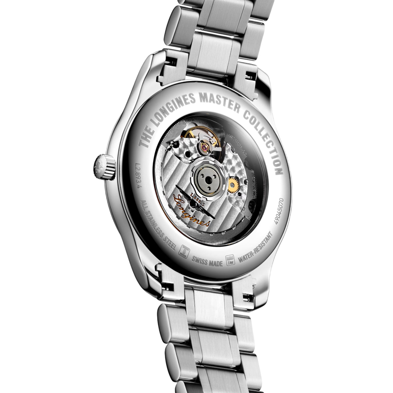 Longines L2.893.4.57.6 Master Collection 42mm Black Lacquered Dial