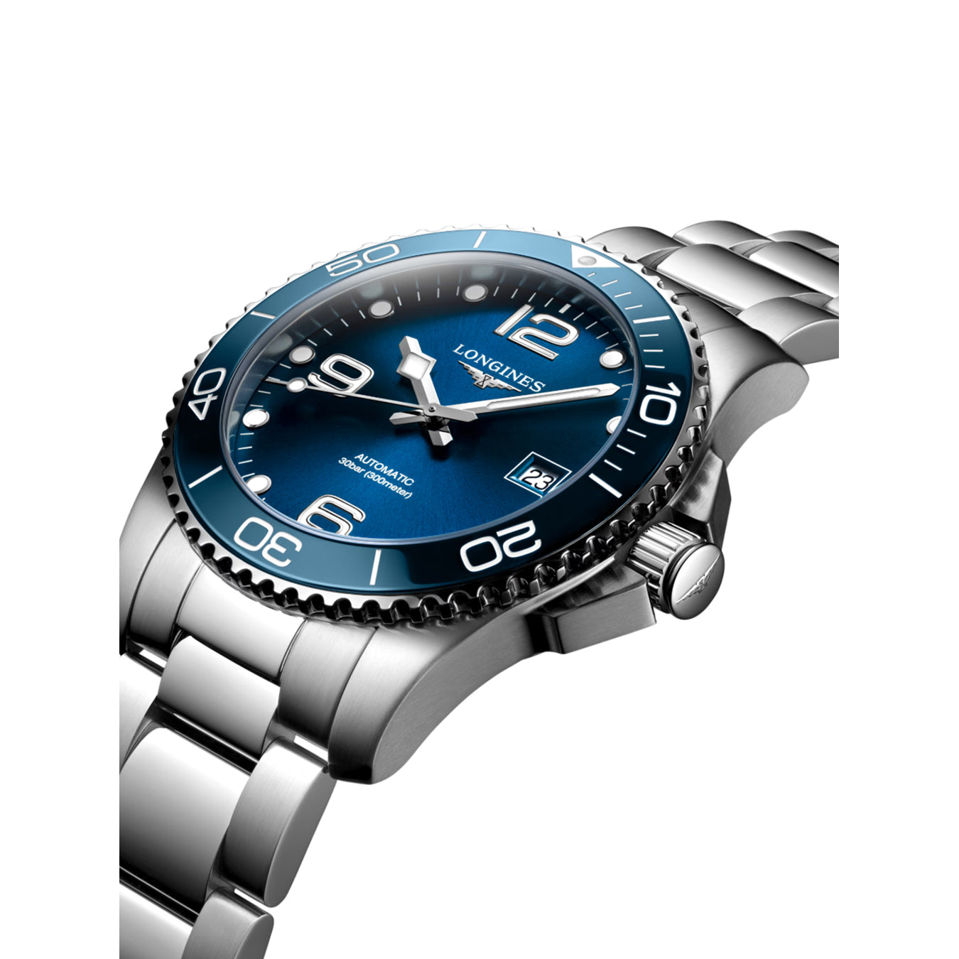 Longines Hydroconquest Blue Dial on Bracelet