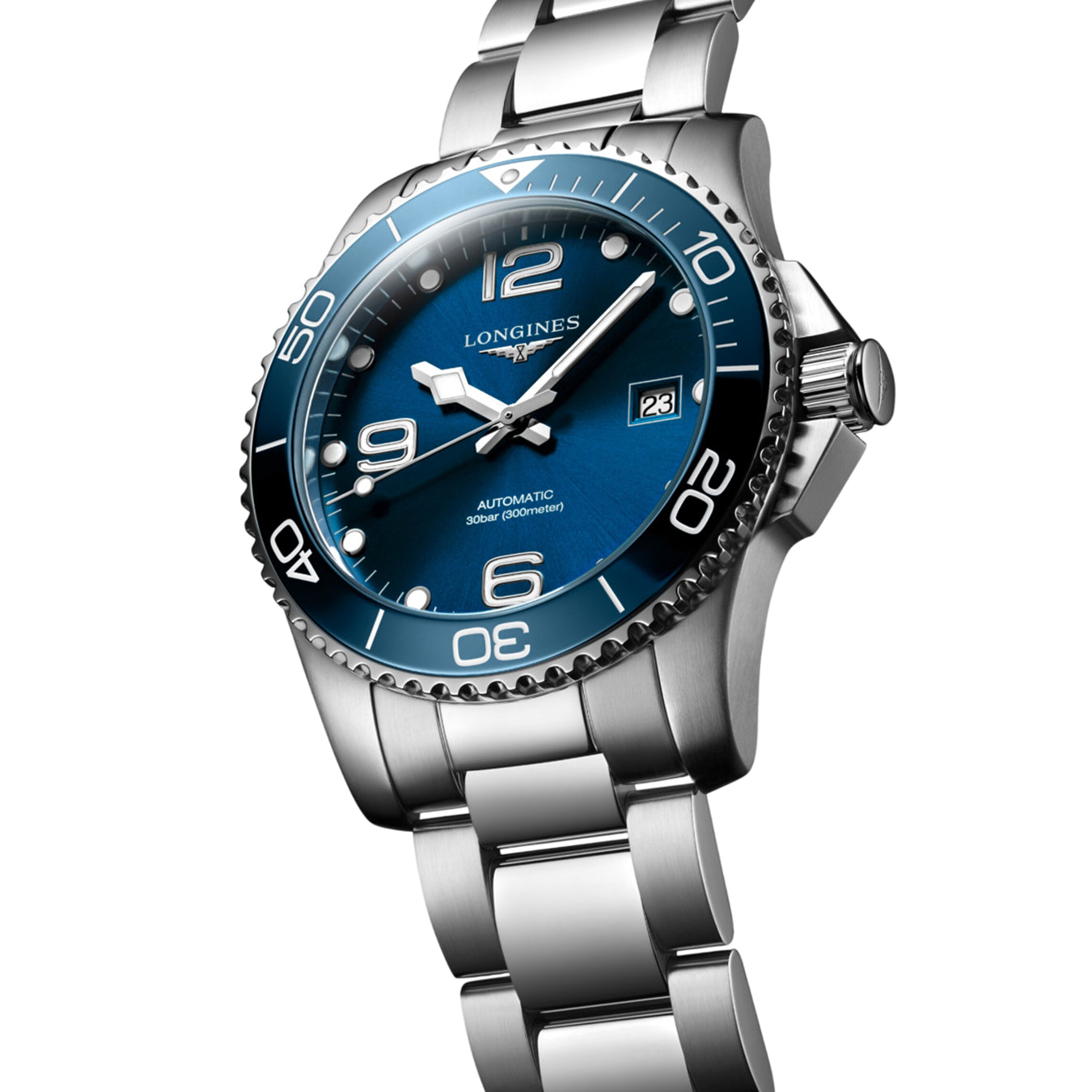 Longines Hydroconquest Blue Dial on Bracelet