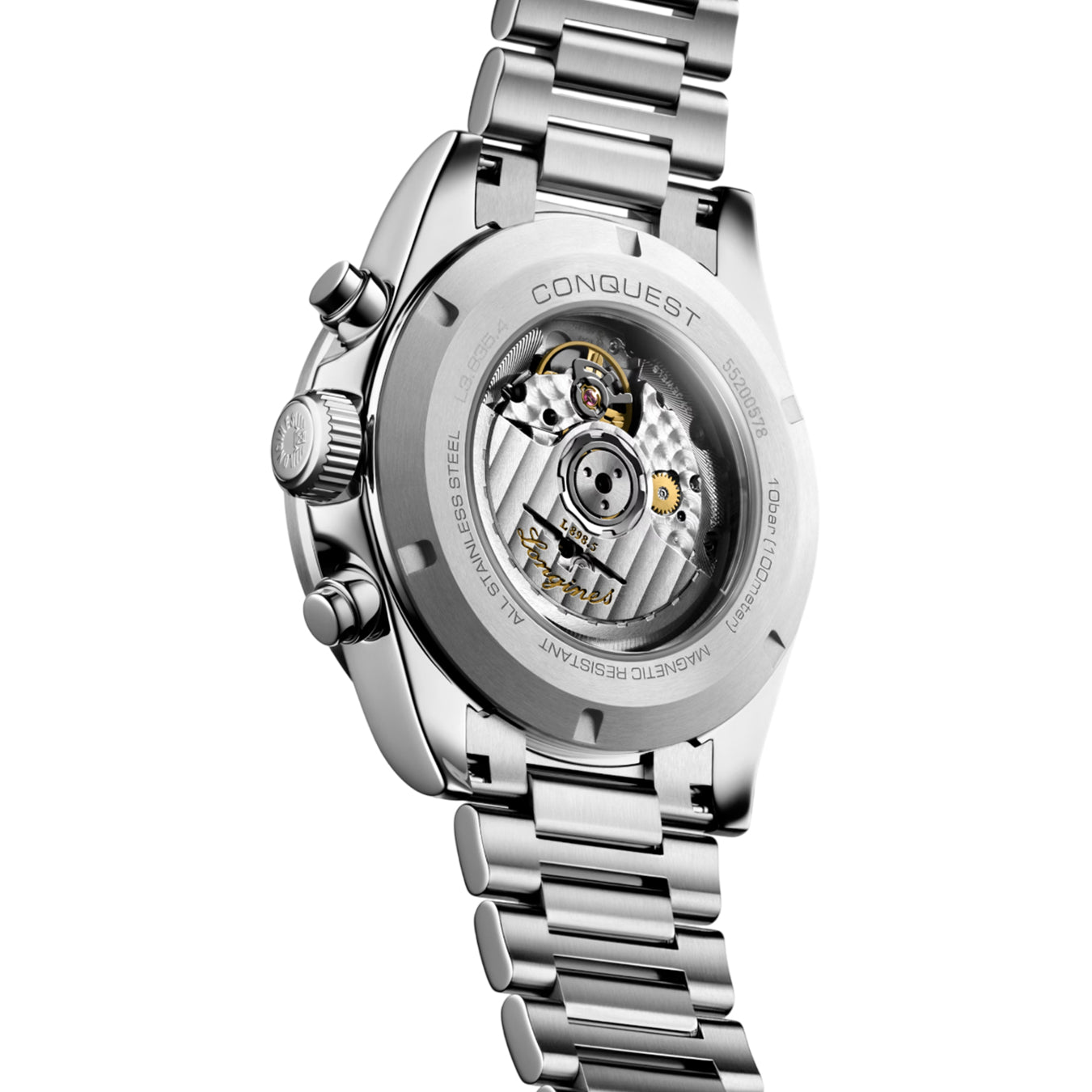 Longines Conquest 2023 L3.835.4.92.6 Sunray Blue Dial on Bracelet