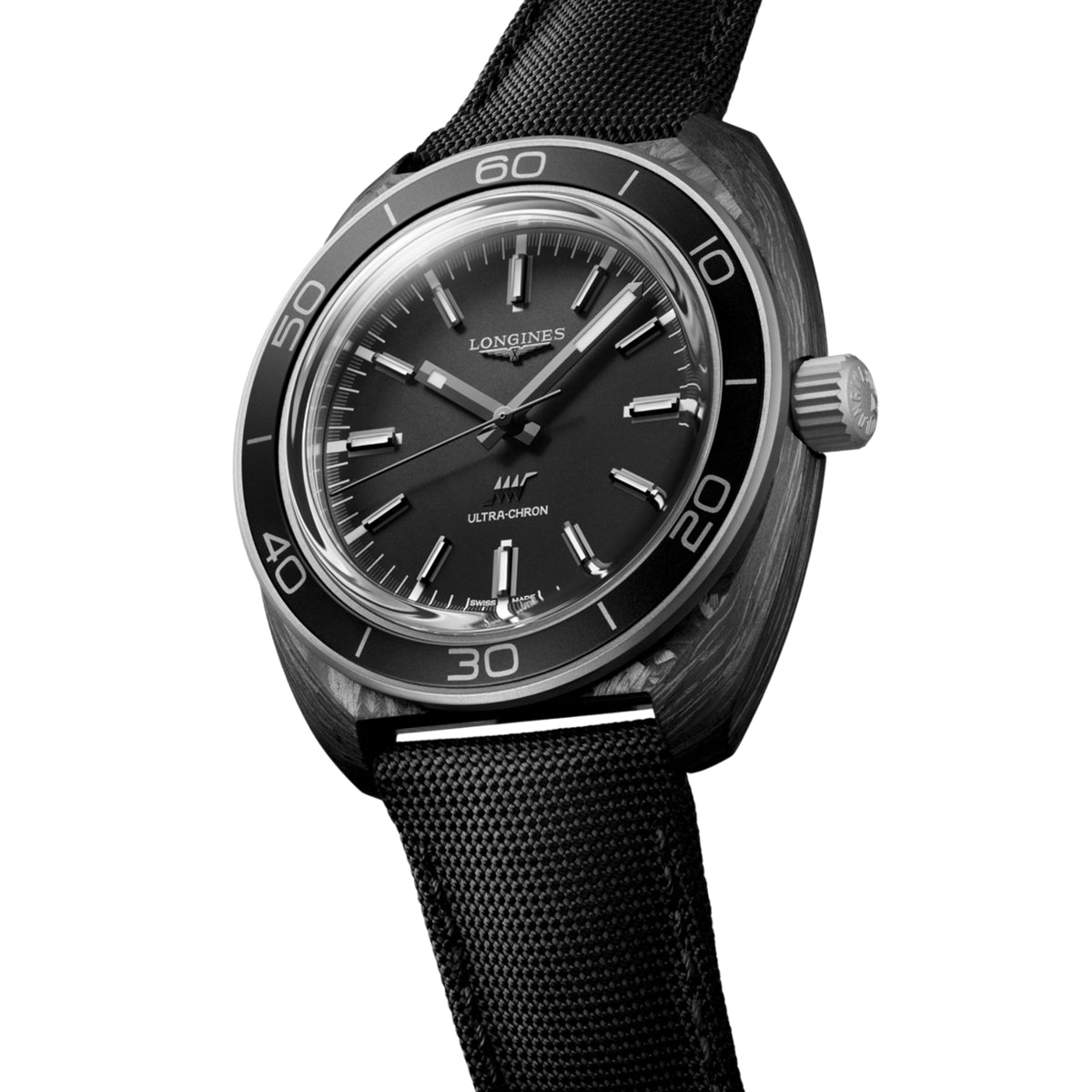 Longines L2.839.4.52.2 Ultra-Chron Carbon