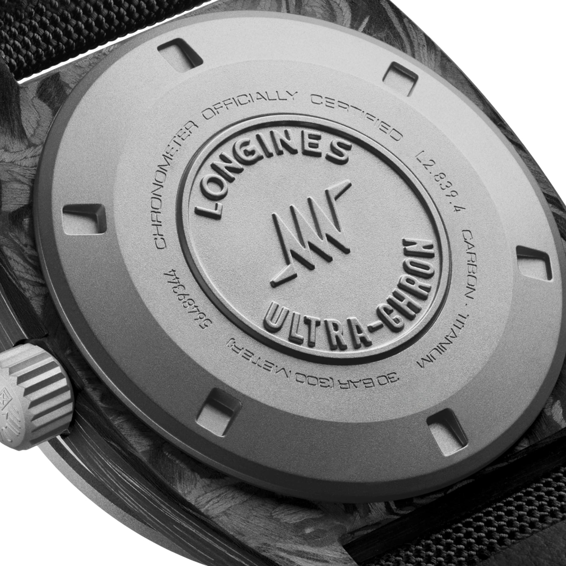 Longines L2.839.4.52.2 Ultra-Chron Carbon