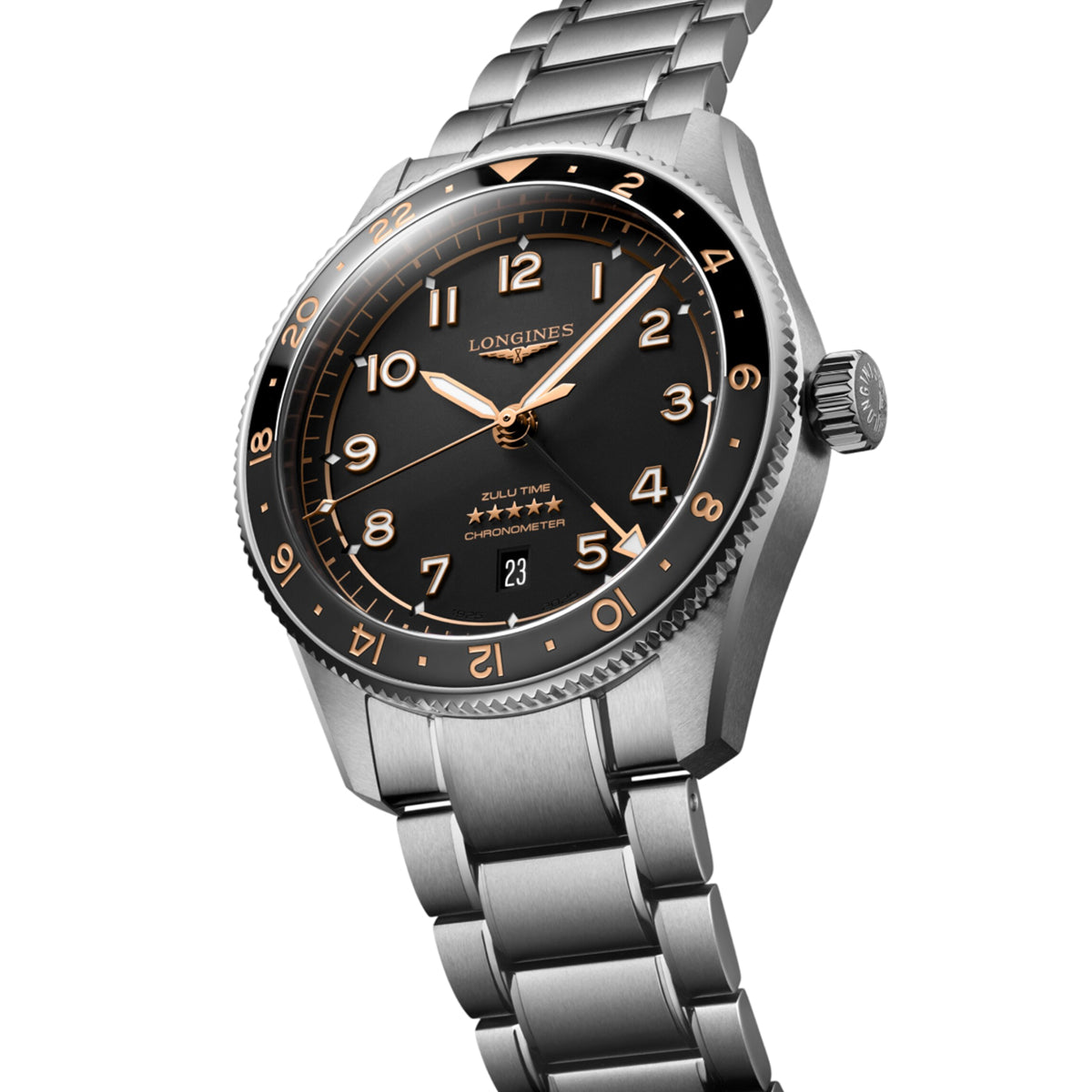 Longines L3.812.4.50.6 Spirt Zulu Time