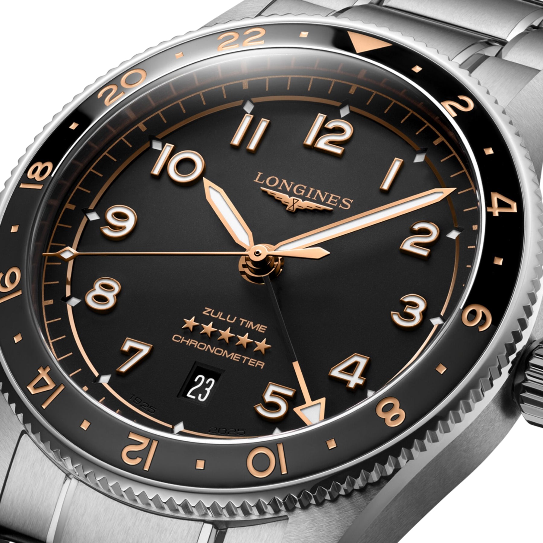Longines L3.812.4.50.6 Spirt Zulu Time