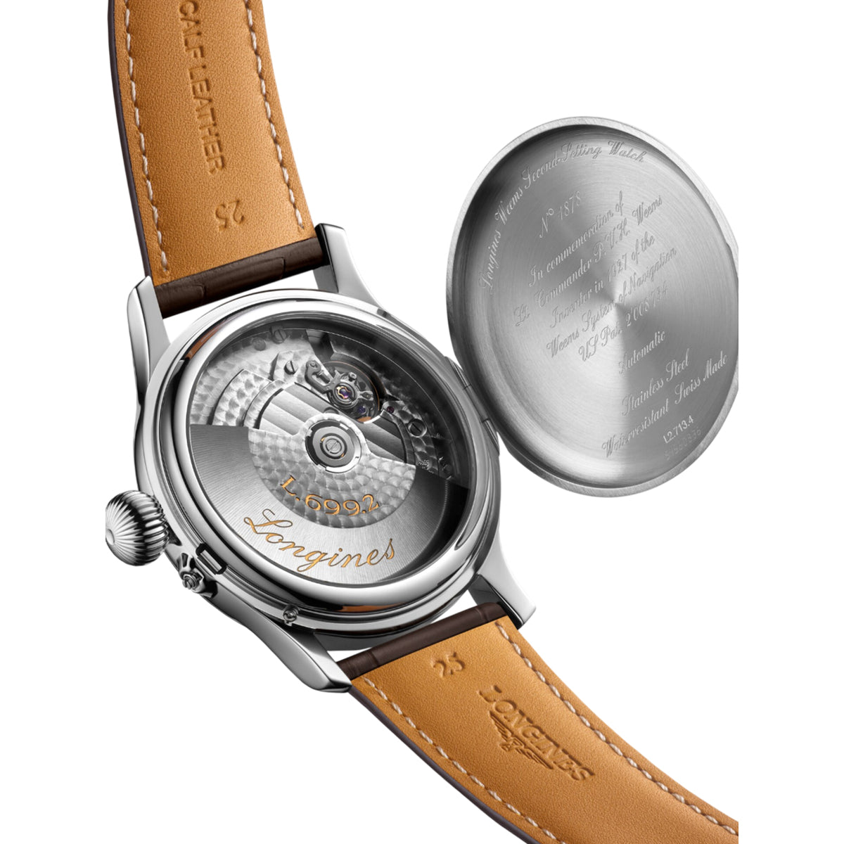 Longines L2.713.4.13.0 Weems 47mm Steel Automatic