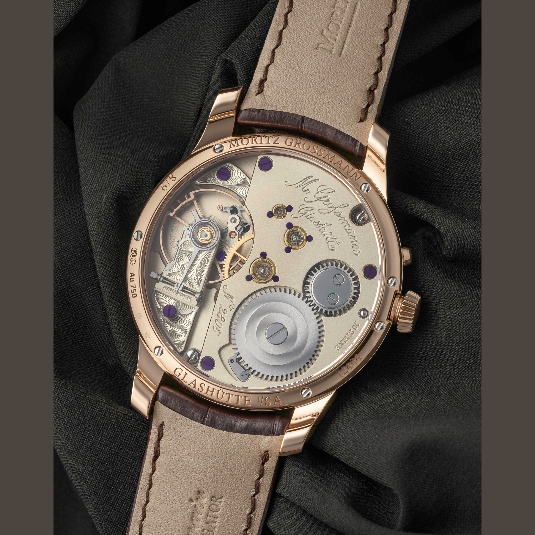 Moritz Grossmann MG-003864 Tremblage Green Rose Gold