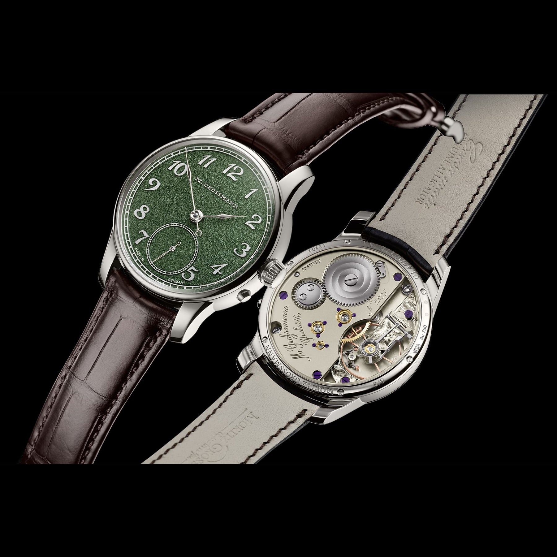 Moritz Grossmann MG-003865 Tremblage Green White Gold