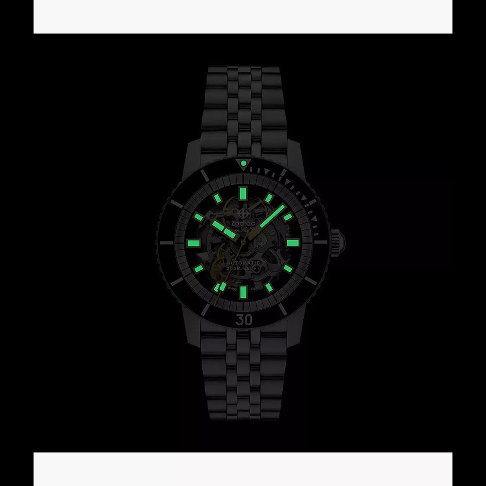 Zodiac ZO9319 Super Sea Wolf Compression Diver Skeleton