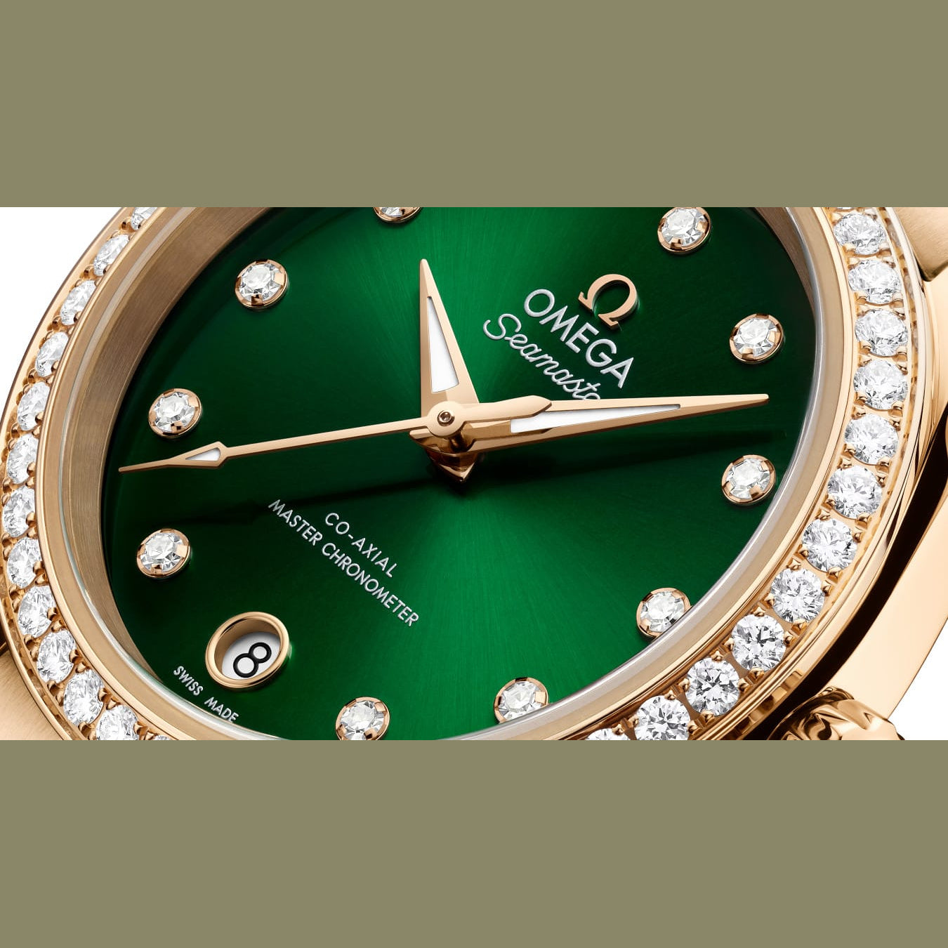 Omega 220.55.30.20.60.001 Seamaster Aqua Terra 150M Moonshine™ Gold 30mm