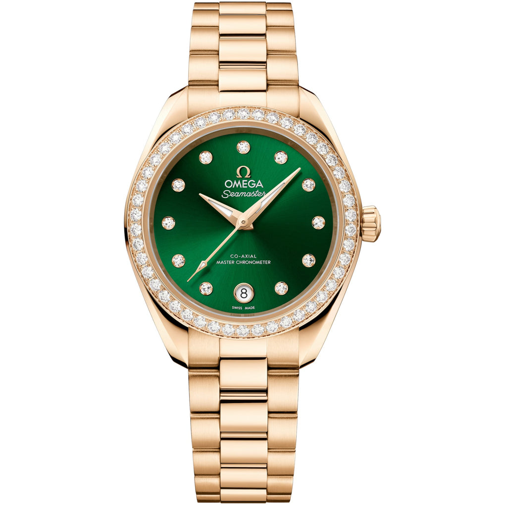 Omega 220.55.30.20.60.001 Seamaster Aqua Terra 150M Moonshine™ Gold 30mm