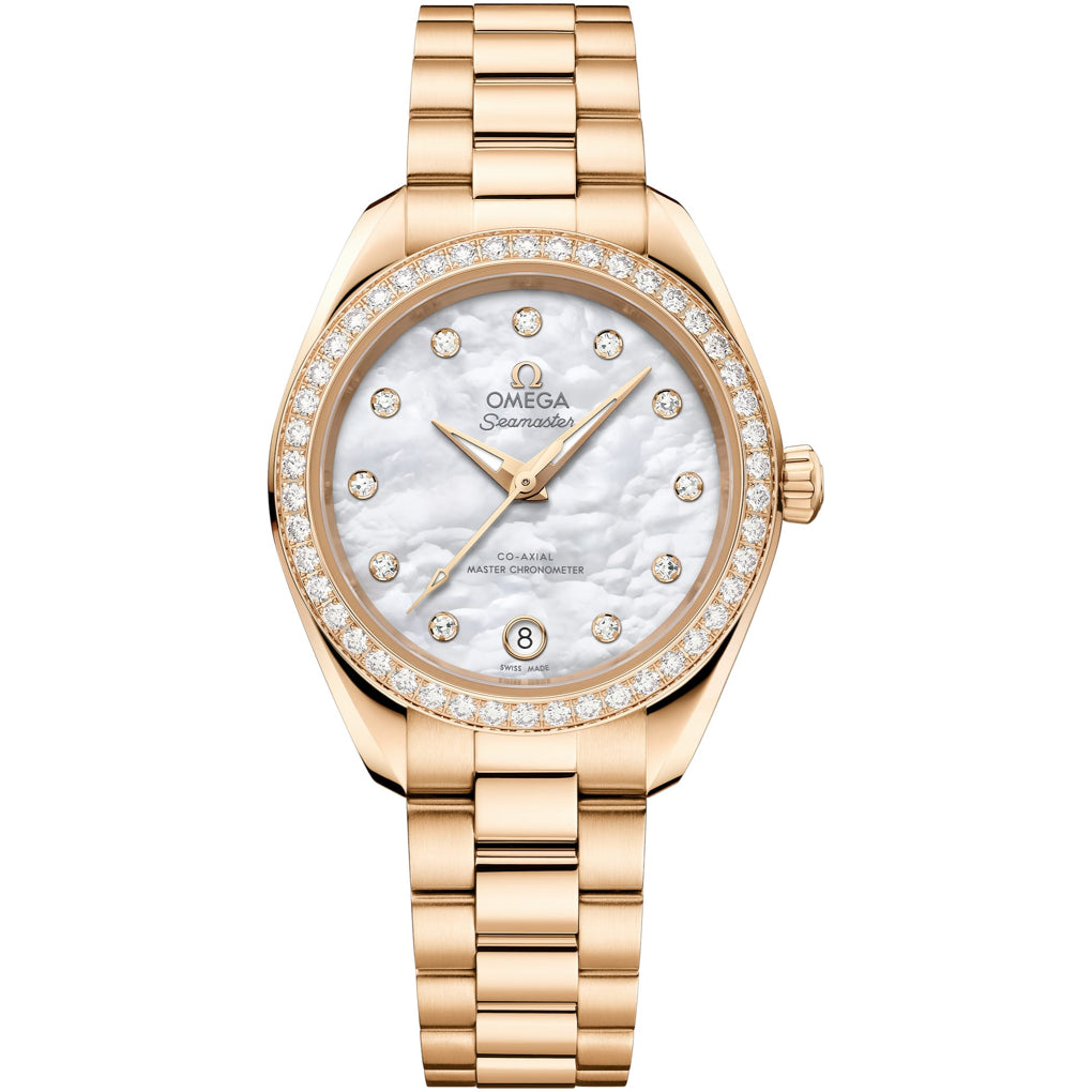 Omega 220.55.30.20.55.001 Seamaster Aqua Terra 150M Moonshine™ Gold 30mm