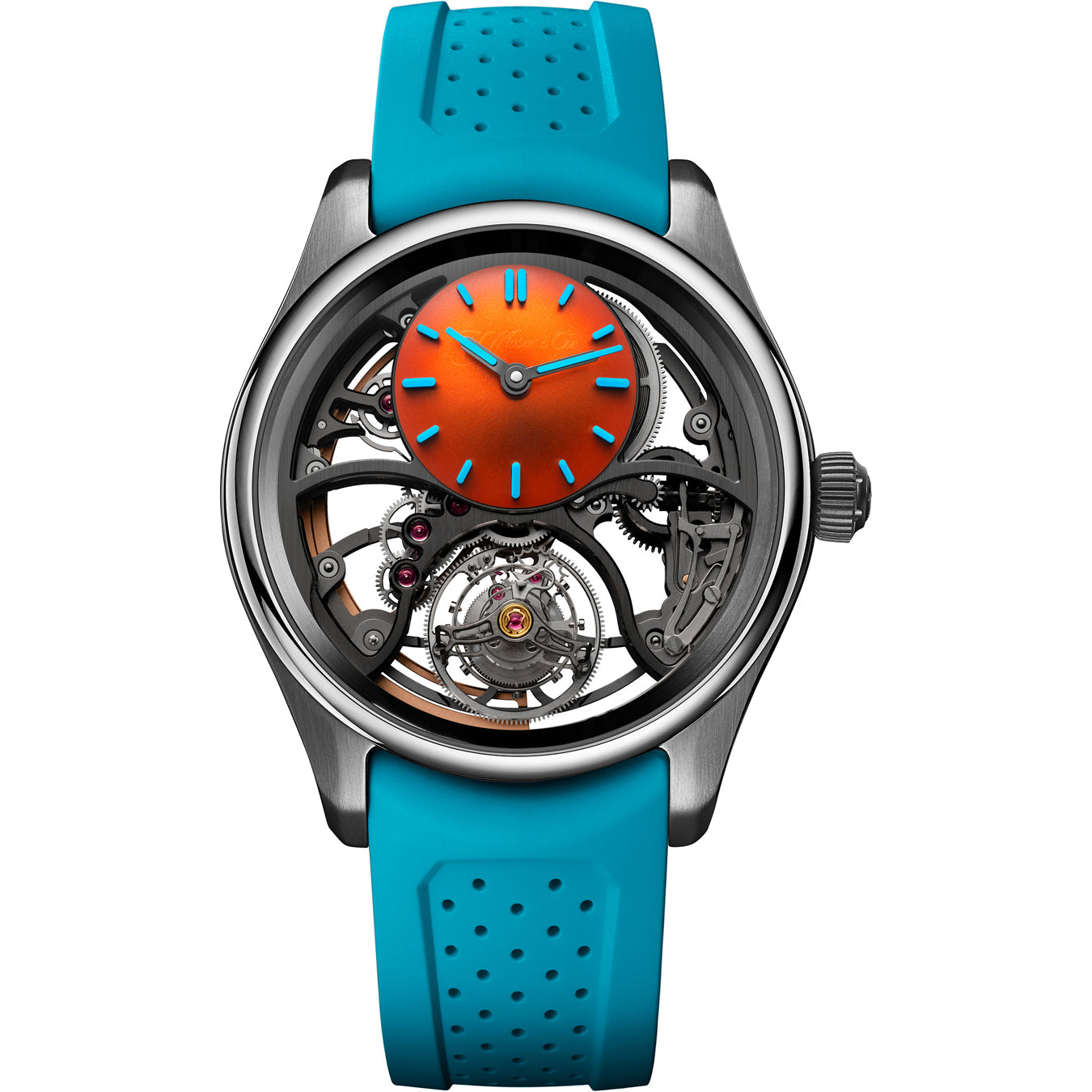 H. Moser & Cie. 3811-1203 Pioneer Cylindrical Tourbillon Spiced Aqua