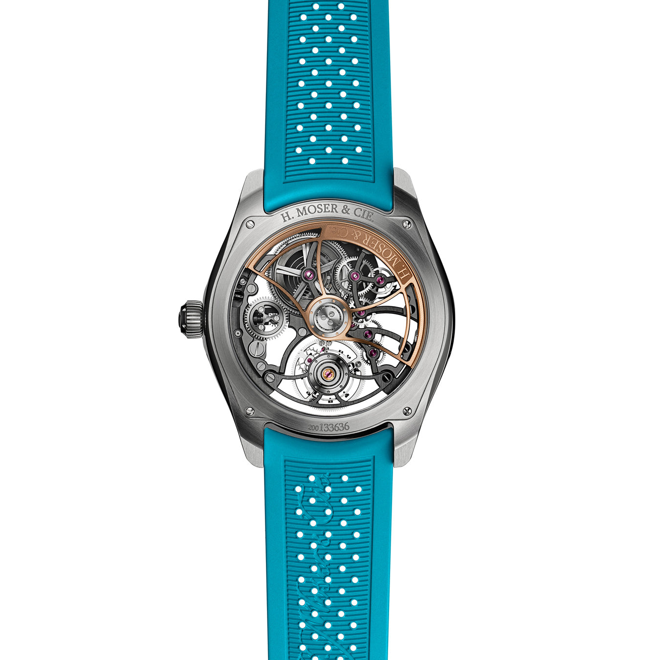 H. Moser & Cie. 3805-1200 Pioneer Tourbillon Spiced Aqua