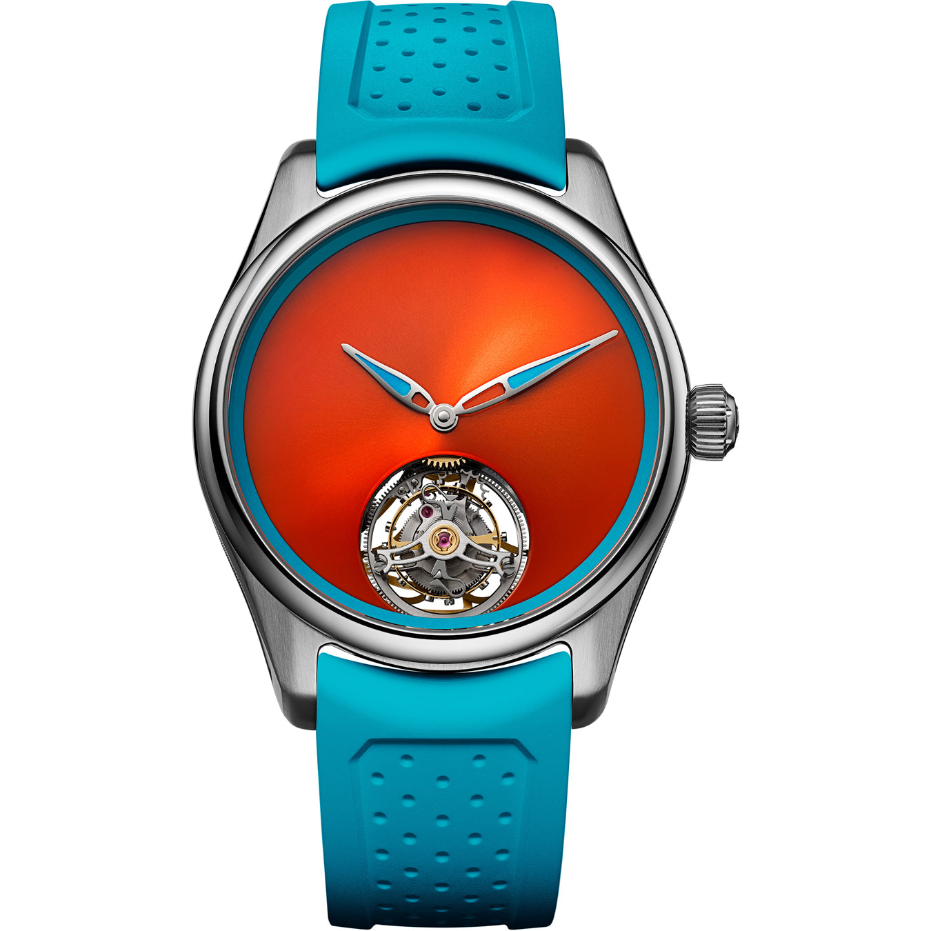 H. Moser & Cie. 3805-1200 Pioneer Tourbillon Spiced Aqua