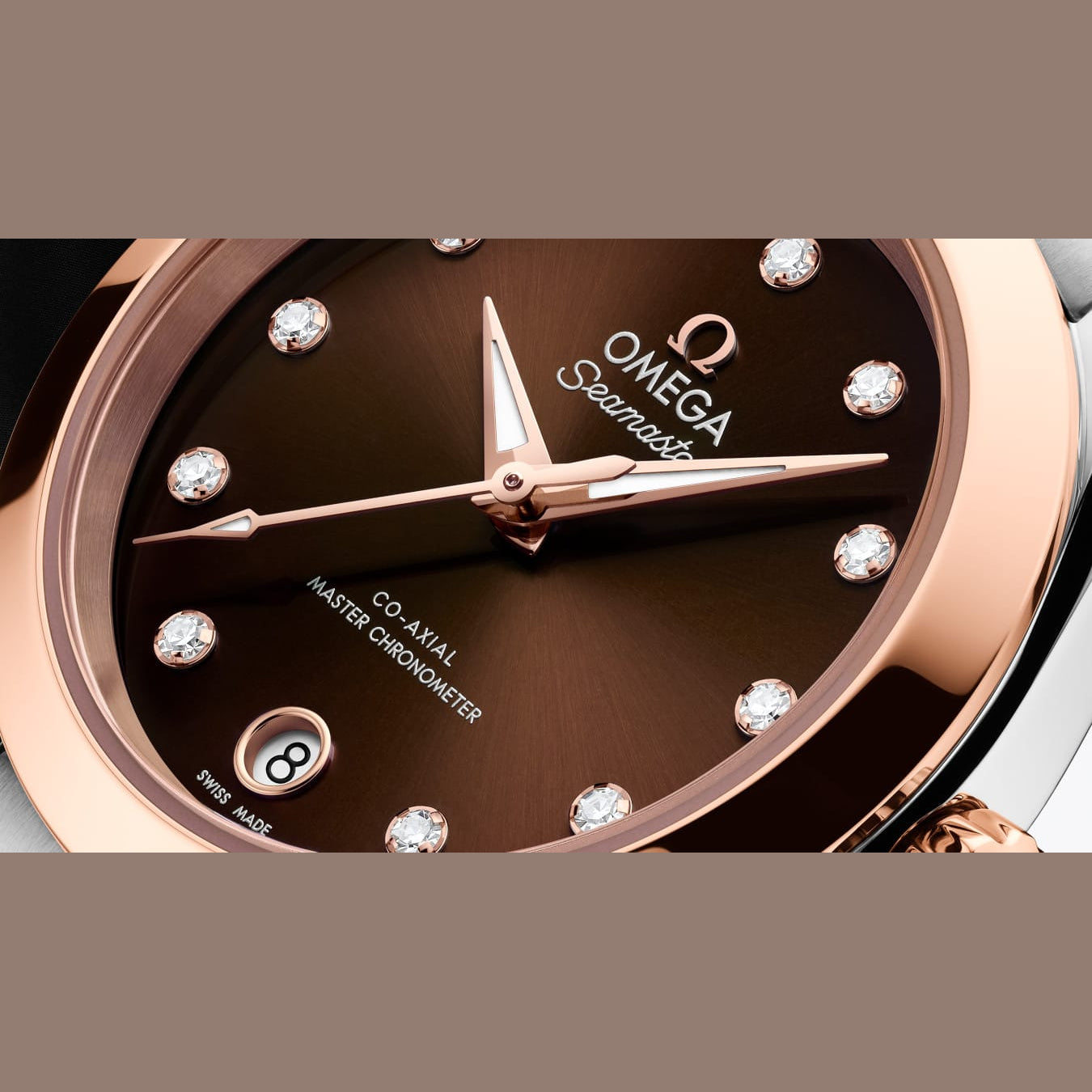 Omega 220.20.30.20.63.001 Seamaster Aqua Terra 150M steel ‑ Sedna™ Gold 30mm