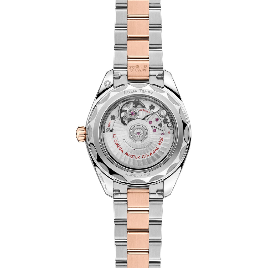 Omega 220.20.30.20.63.001 Seamaster Aqua Terra 150M steel ‑ Sedna™ Gold 30mm