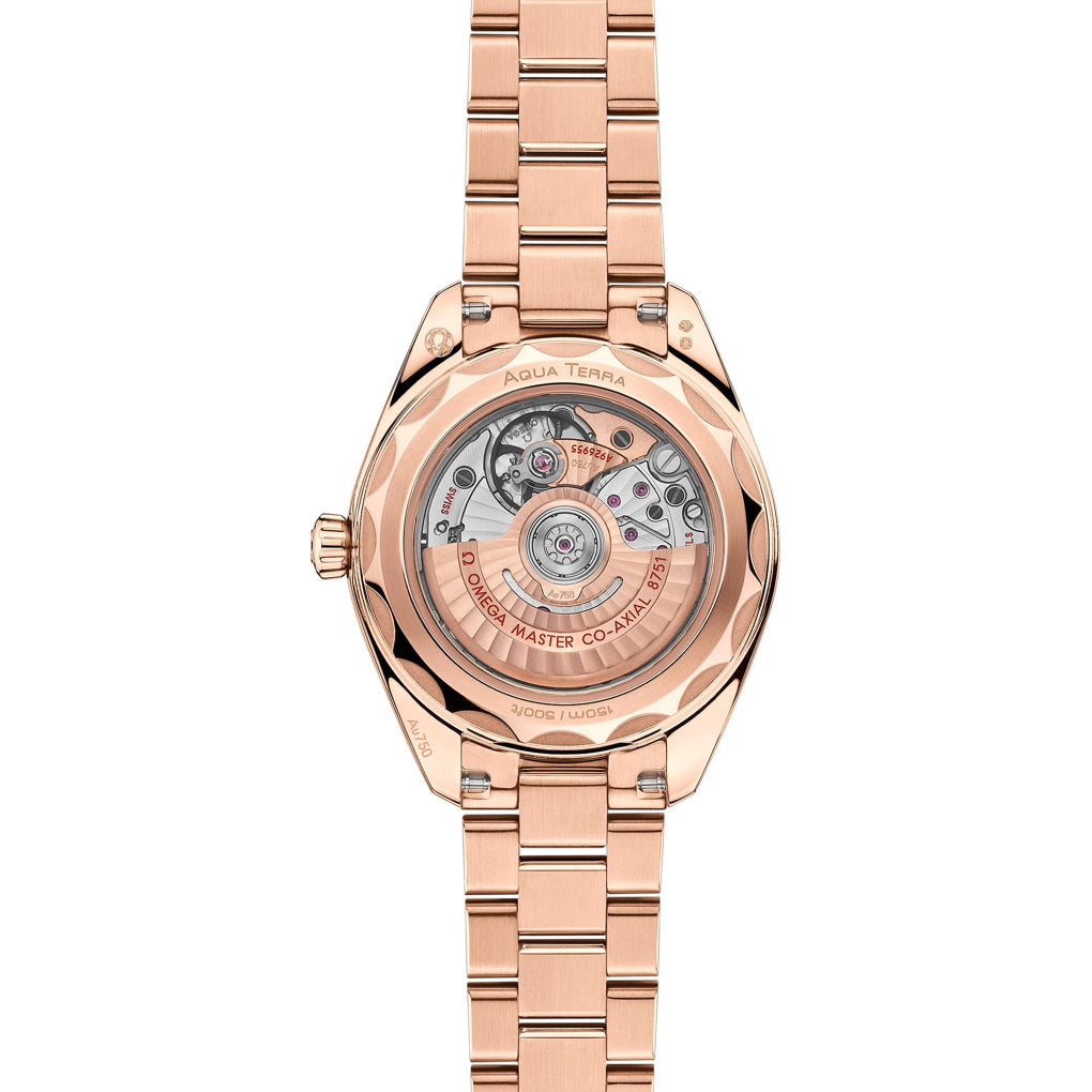 Omega 220.50.30.20.09.001 Seamaster Aqua Terra 150M Sedna™ Gold 30mm