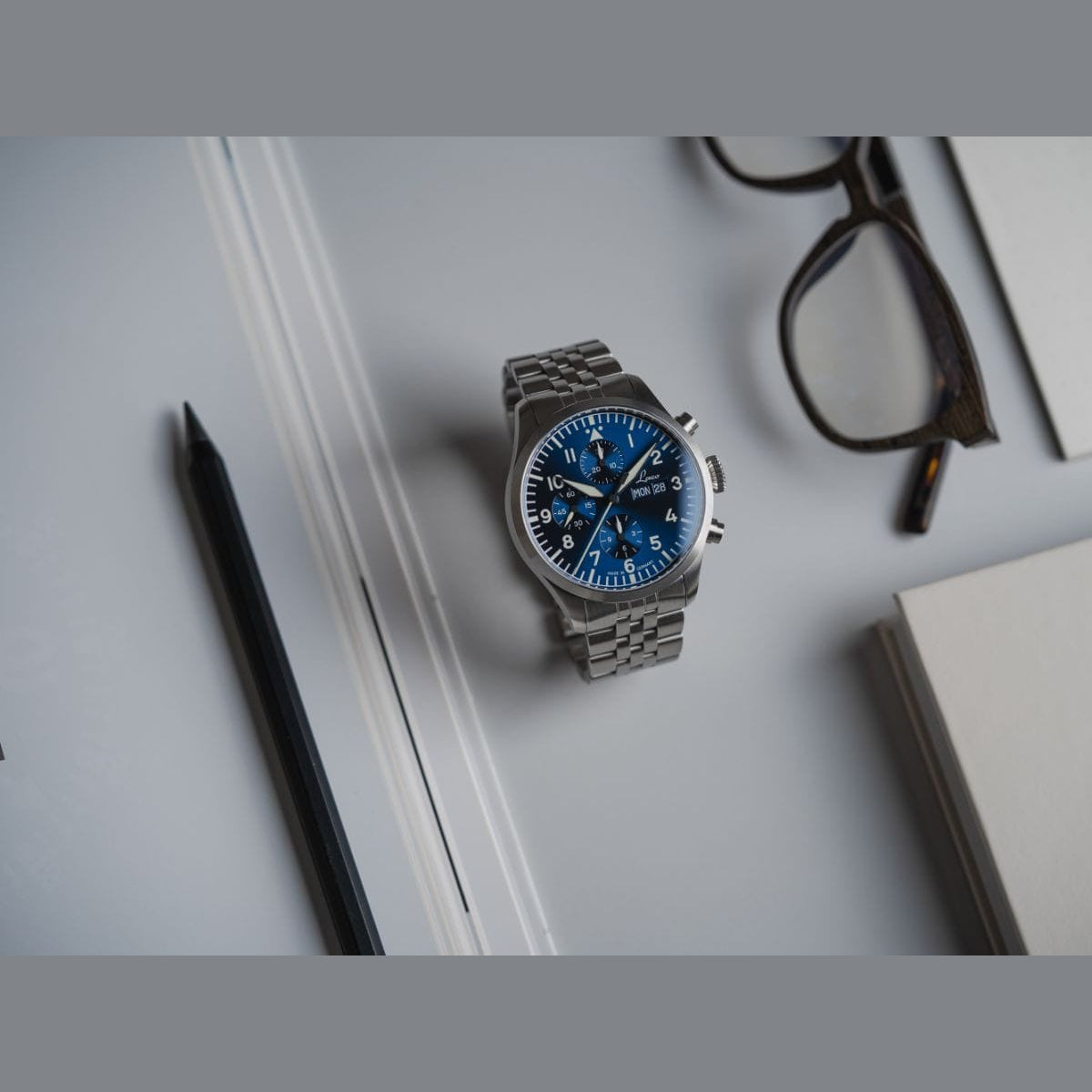Laco 862186.MB Kiel.2.MB Blau Chronograph