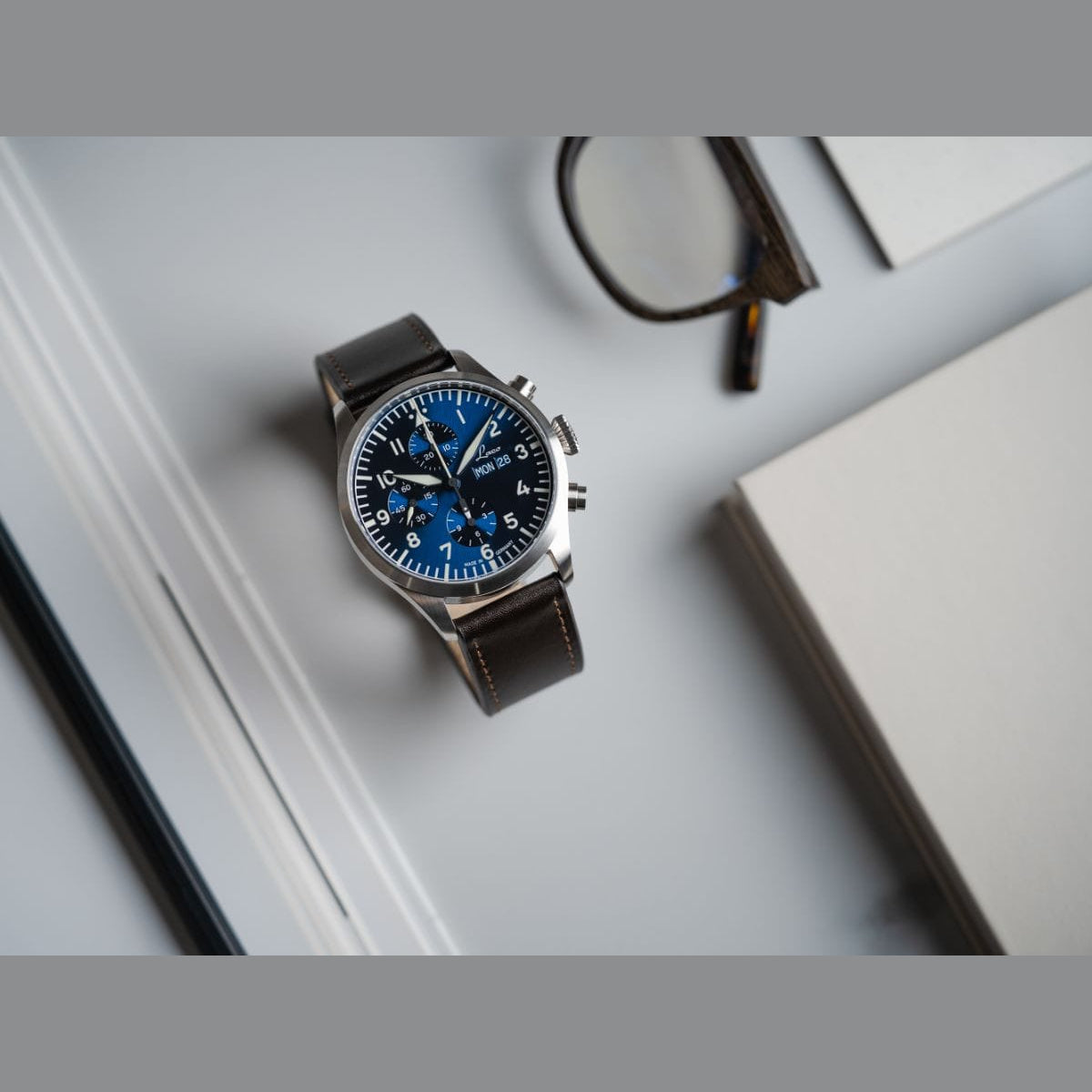 Laco 862186 Kiel.2 Blau Chronograph