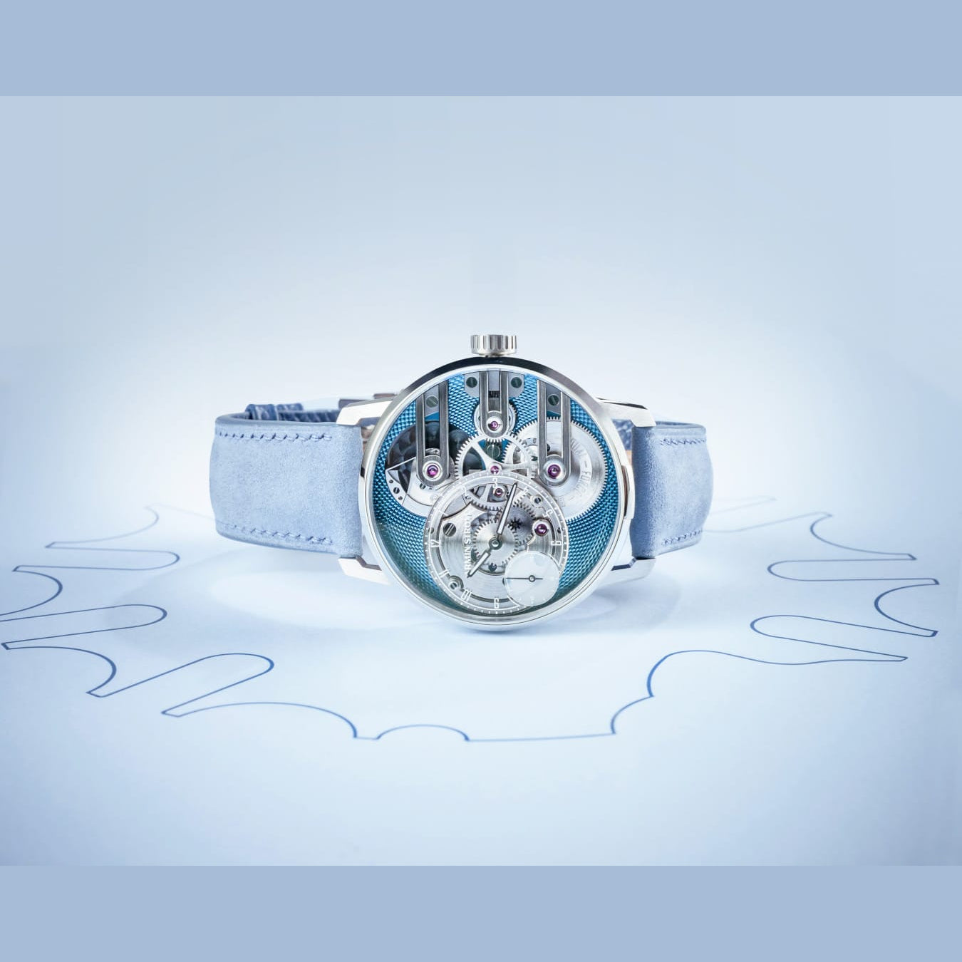 Armin Strom ST24-GEF.BLU Gravity Equal Force Ultimate Sapphire Blue