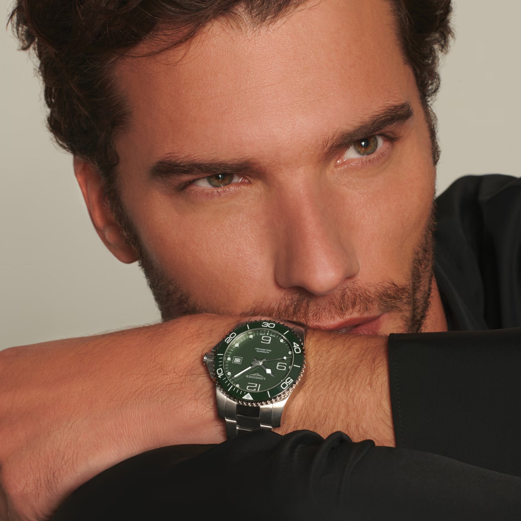 Longines Hydroconquest Green on Bracelet L3.781.4.06.6
