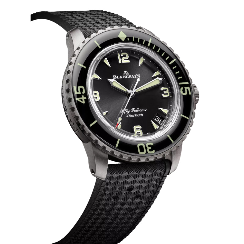 Blancpain 5010 12B30 B64A Fifty Fathoms Automatic 42mm Black Dial