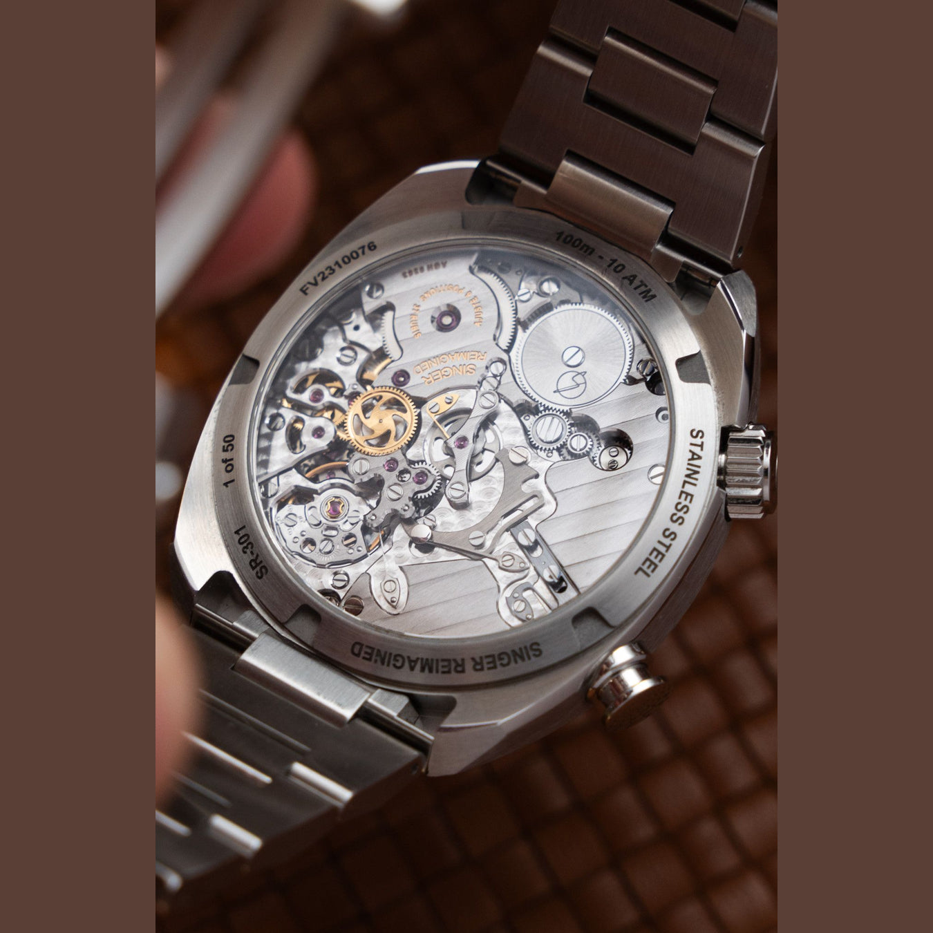 Singer Reimagined 1969 Timer Sunray Grey SR301-S