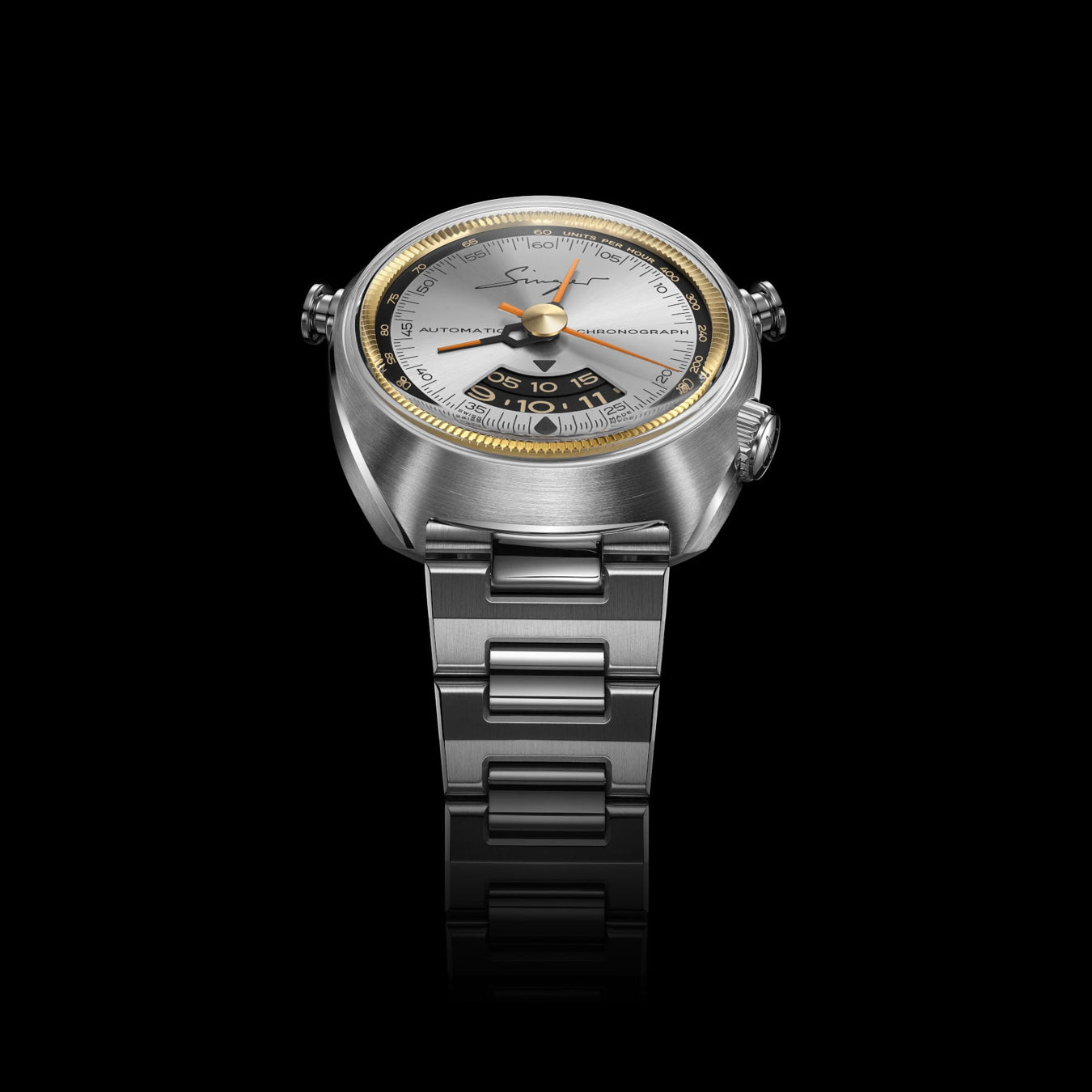 Singer Reimagined 1969 Sunray Grey Chronograph SR201-S