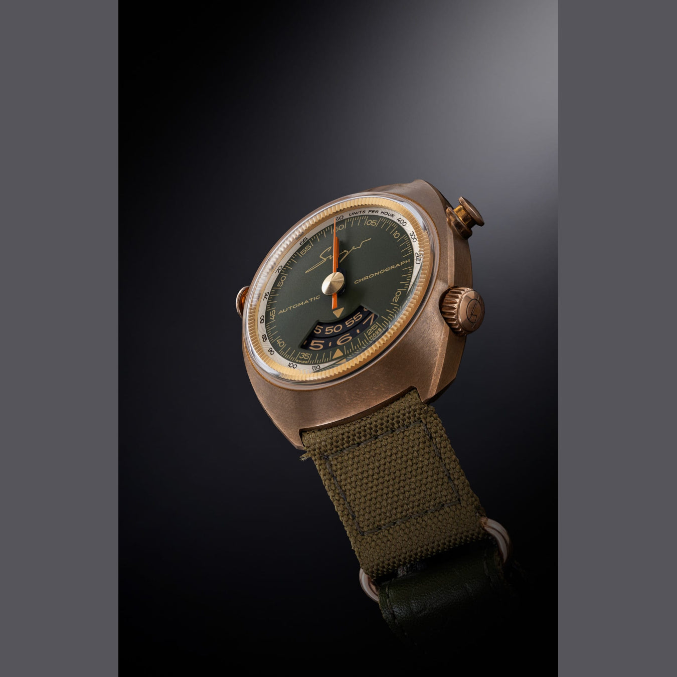 Singer Reimagined 1969 Bronze Chronograph SR203