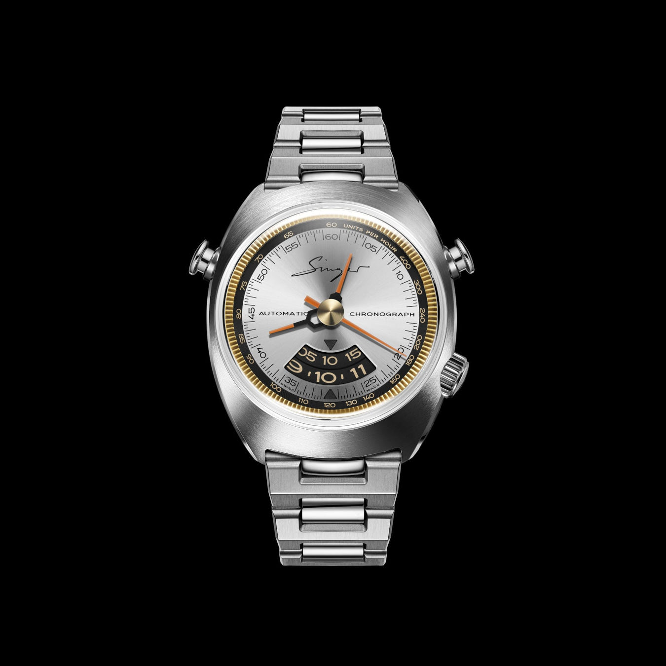 Singer Reimagined 1969 Sunray Grey Chronograph SR201-S