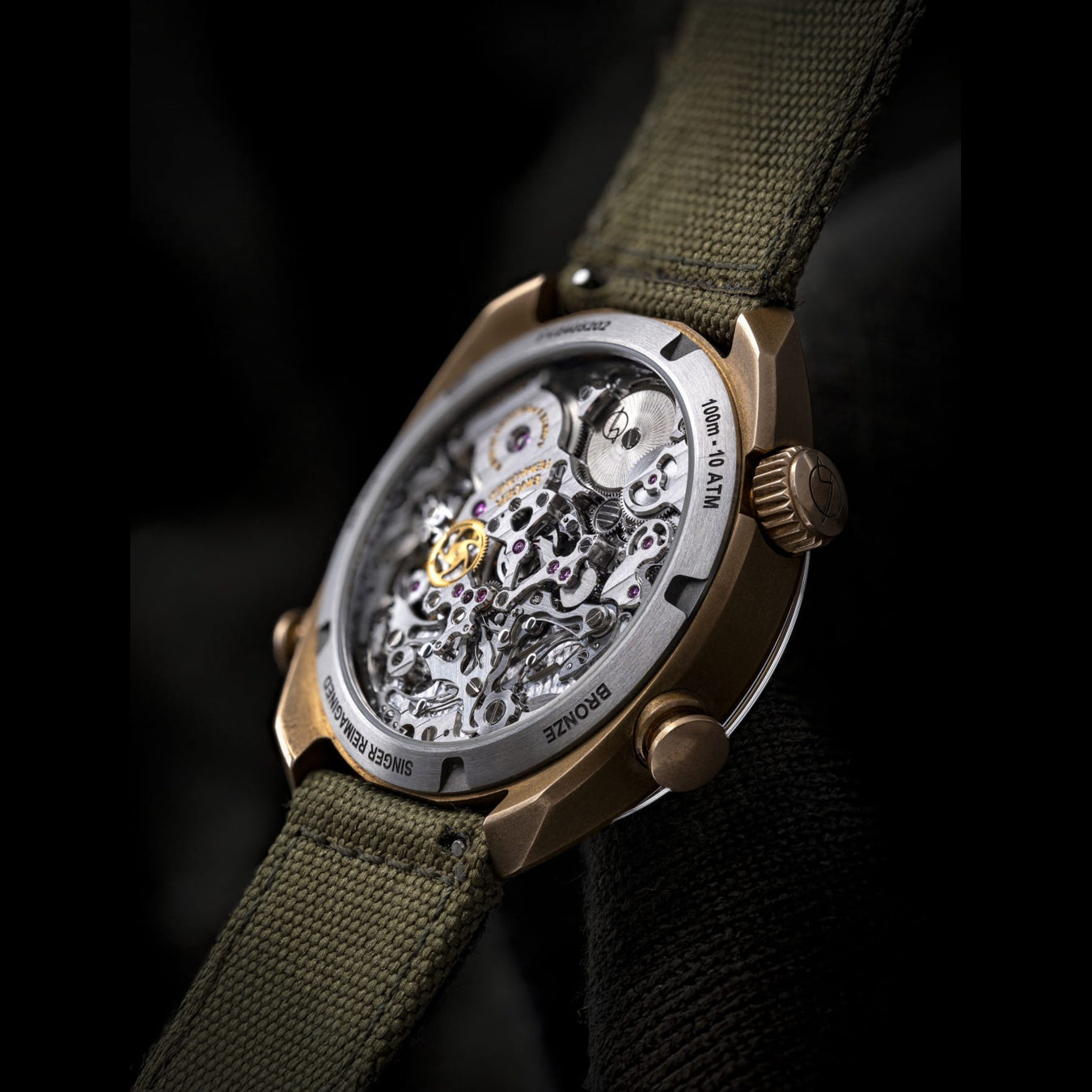 Singer Reimagined 1969 Bronze Chronograph SR203