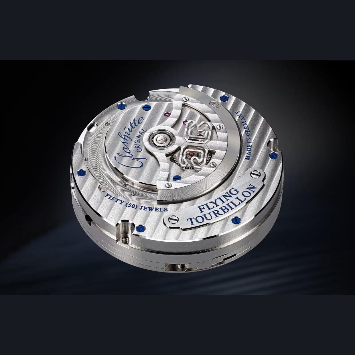 Glashütte Original 1-93-03-01-03-61 Panolunar Tourbillon Rosé Opalin On Leather Strap