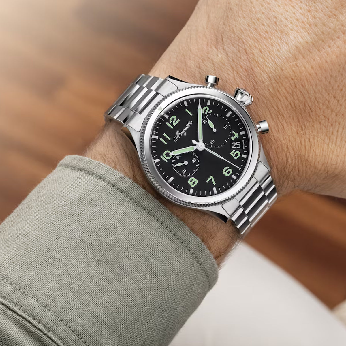 Breguet 2057ST/92/SW0 Type 20 Flyback Chronograph