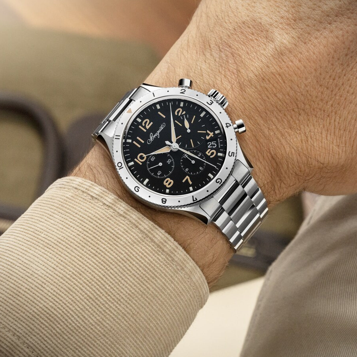 Breguet 2067ST/92/SW0 Type 20 Flyback Chronograph