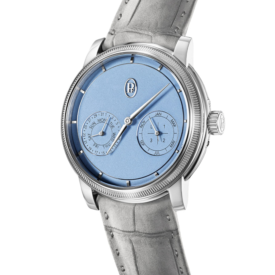 Parmigiani Fleurier PFH952-2010002-300181 Toric Quantieme Perpetuel Platinum Morning Blue