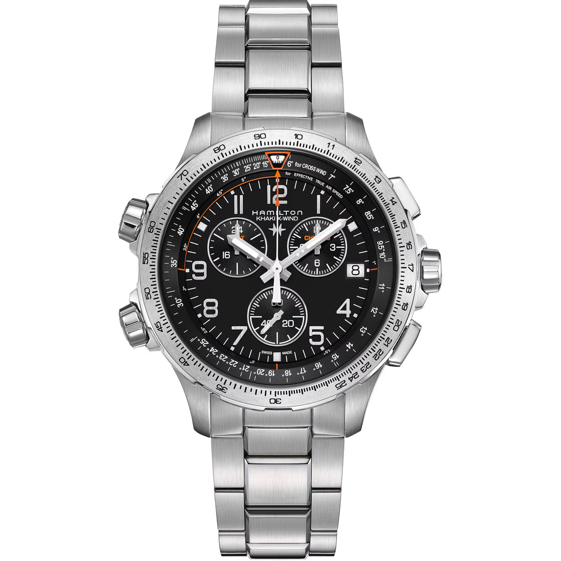 Hamilton H77912135 Khaki Aviation X-Wind GMT Chrono Quartz 46mm