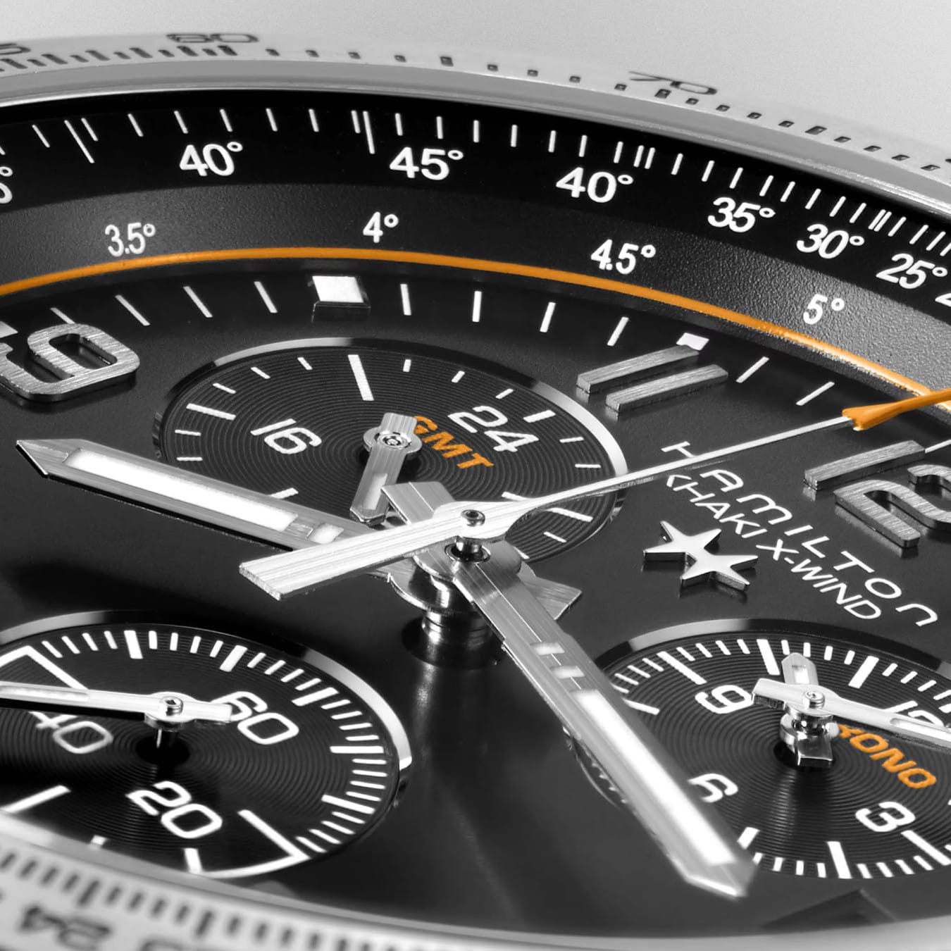 Hamilton H77912335 Khaki Aviation X-Wind GMT Chrono Quartz 46mm