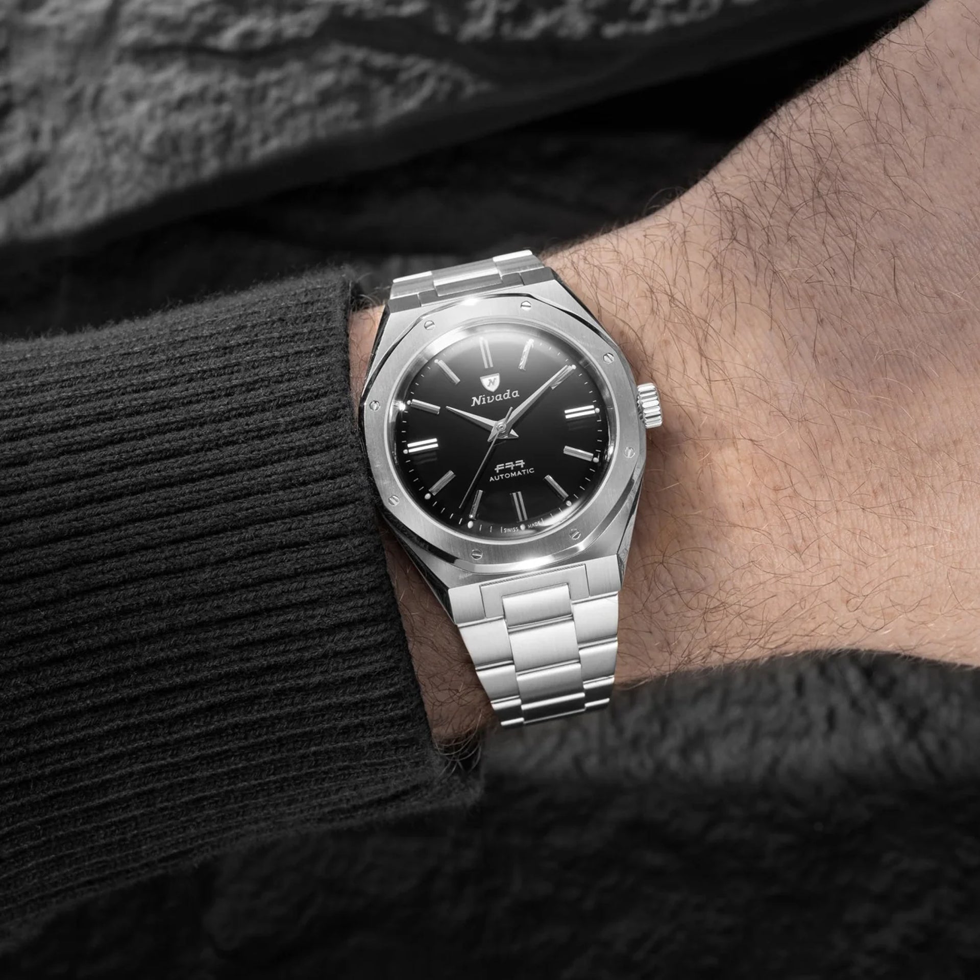Nivada Grenchen 68035A77 Mark II Steel