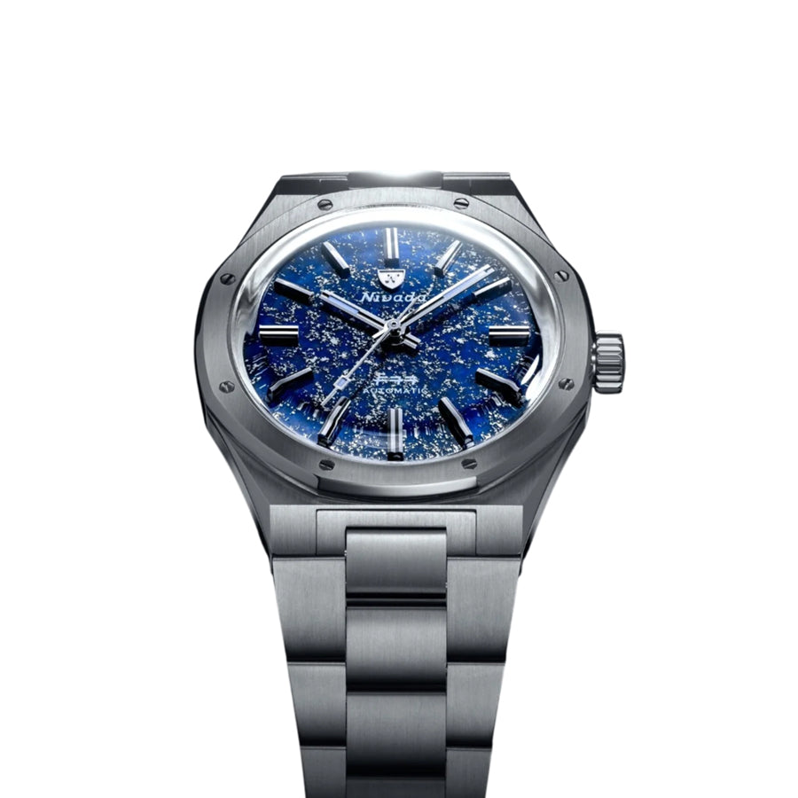 Nivada Grenchen F77 Titanium Lapis Lazuli