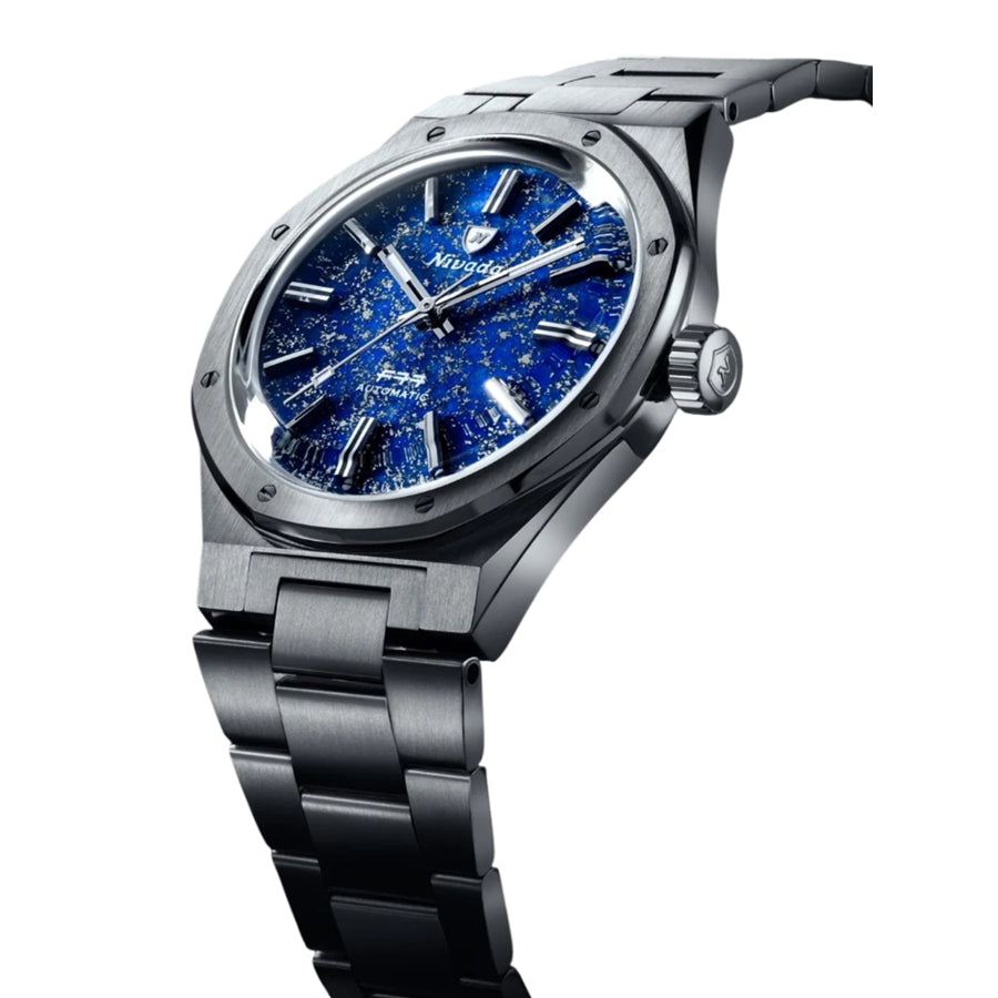 Nivada Grenchen F77 Titanium Lapis Lazuli