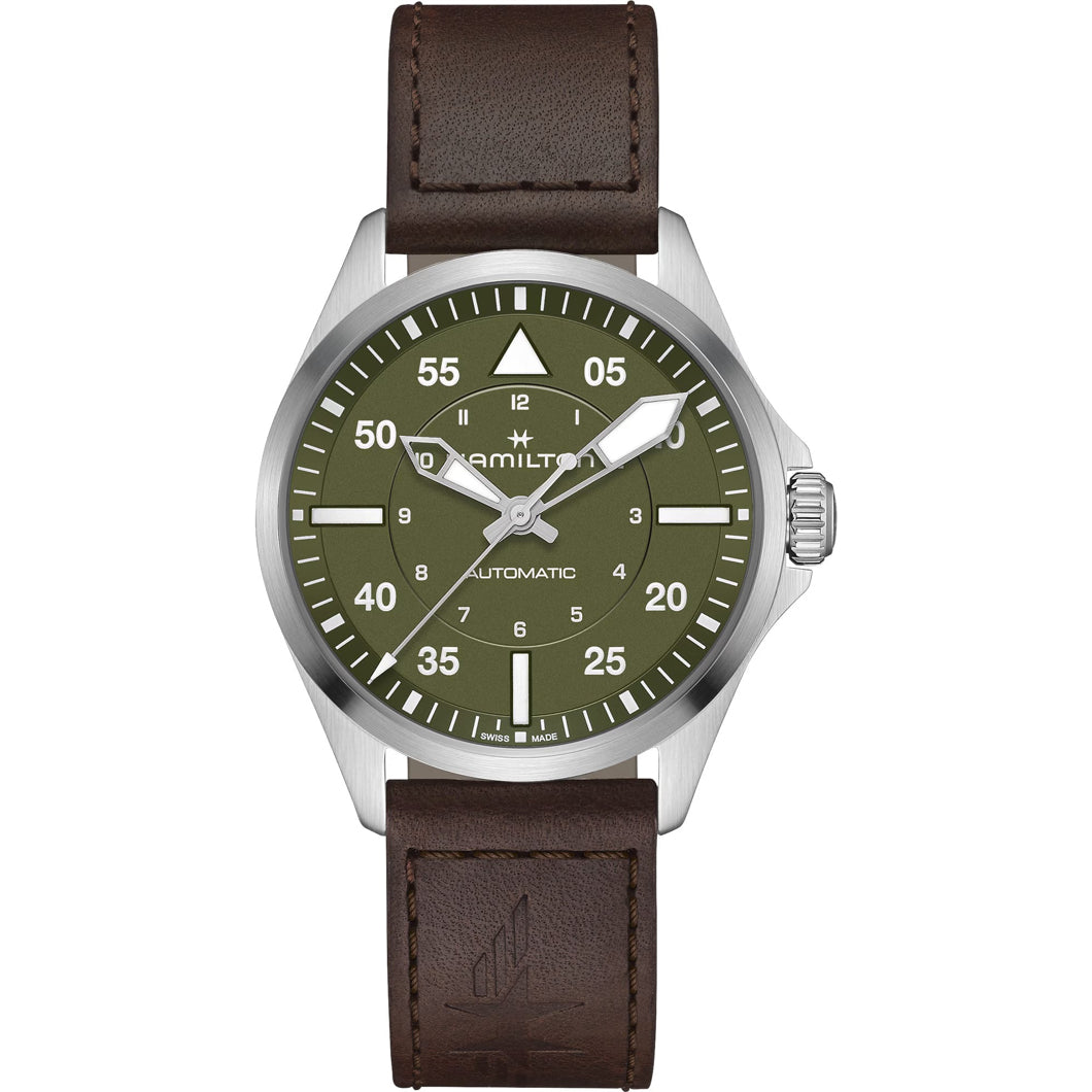 Hamilton H76305560 Khaki Aviation Pilot Auto 39mm